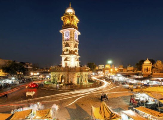 Clock Tower Road, Jodhpur, Rajasthan - Vushii.com Clock Tower Road, Jodhpur, Rajasthan - Vushii.com